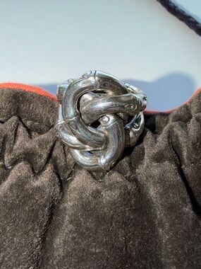 John Hardy Silver Bamboo Knot Ring - Sterling Silver